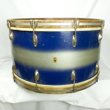 Late-1940's WFL 26" Bass Drum w/ Zephyr Lugs and Calfskin Heads, Duco Finish