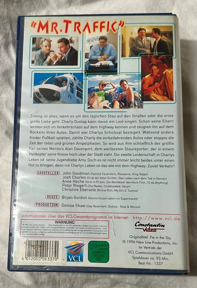 Mr. Traffic VHS - Kult - selten - John Goodman - Weltweiter Versand - Bild 2 von 2