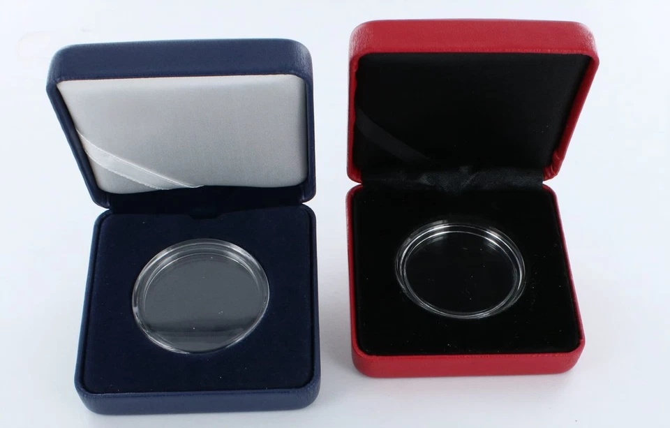 LEUCHTTURM GRUPPE Estuche para monedas Lighthouse Nobile y cápsula de 32,6 mm para monedas de oro Krugerrand de 1 oz