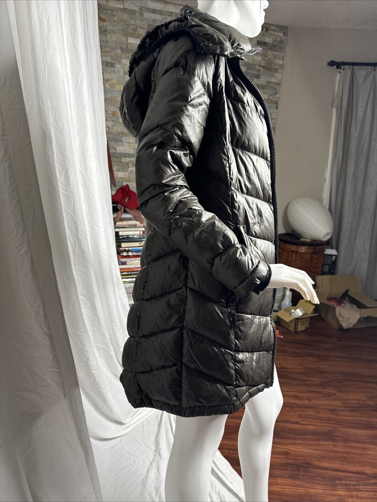 ANDREW MARK Packable Down Jacket S Premium 650 Fi… - image 8