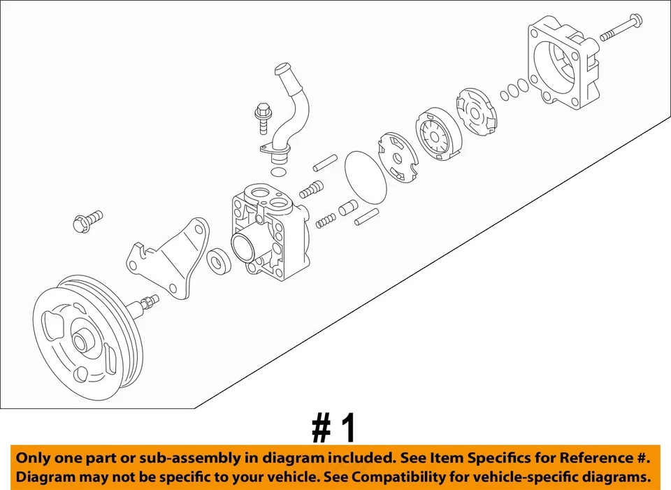 Bomba de dirección asistida usada se adapta a: Nissan 370z 2009 grado A Foto 4 de 4