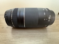 Canon EF 75-300mm f/4-5.6 III Zoom Lens for Canon EOS Rebel DSLR Camera