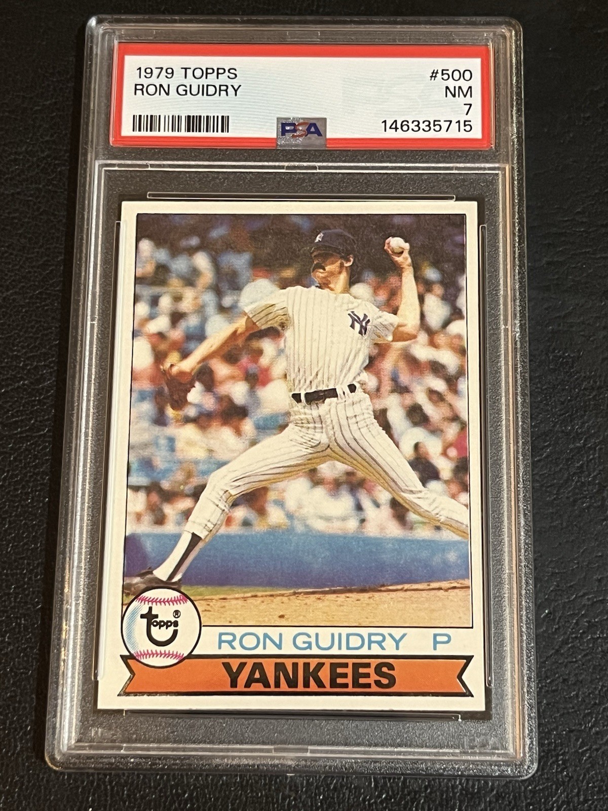 1979 Topps - Ron Guidry #500 PSA NM 7!