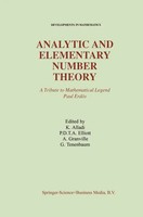 Analytic And Elementary Number Theory Krishnaswami Alladi (U. A.) Taschenbuch Iv