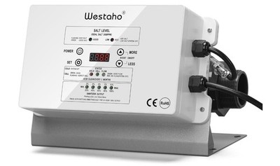 Saltwater Pool System, Westaho Salt Chlorine Generator with USA Titanium Cell fo