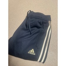 Adidas Women's Black Gold 3 Stripe Track Pants Activewear Size XS