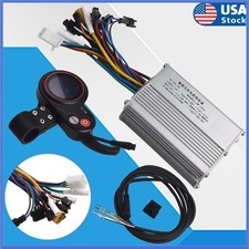 48V-25A 1200W Brushless Motor Controller LCD Display 6 Pin Cable For Scooter