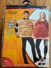 Peanut Butter and Jelly Couples Costumes One Size Adult Spirit Halloween.