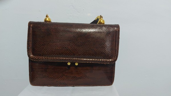 Bolso piel serpiente auténtica
