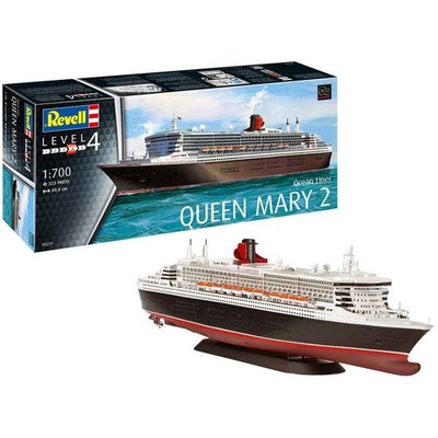 Revell Queen Mary 2 Ocean Liner Plastik Modellbausatz 05231 Maßstab 1/700 Länge 494mm