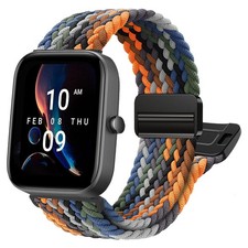 Braided-Bands With Amazfit Active/Active 2/GTS 4/GTS 4 Mini/GTS 3/GTS 2/GTS 2...