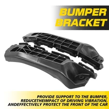 Front Support Driver Bracket Bumper & Passenger Set For 12-14 Toyota Yaris
