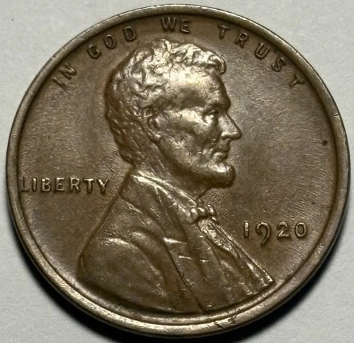 1920 Lincoln Wheat Cent — AU+ Condition, Original Surfaces 🔥