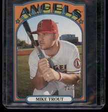 2021 Topps Heritage #72DC-2 Mike Trout 1972 Topps Die Cuts