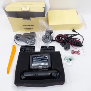 PRUVEEO 360 Vue des degrés 4 Canal Dash Cam Avant Côtés arrières Open Box Nouveau