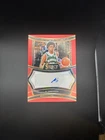 2024-25 Panini Select #RS-AJJ AJ Johnson Rookie Signatures Red Prizms #/99
