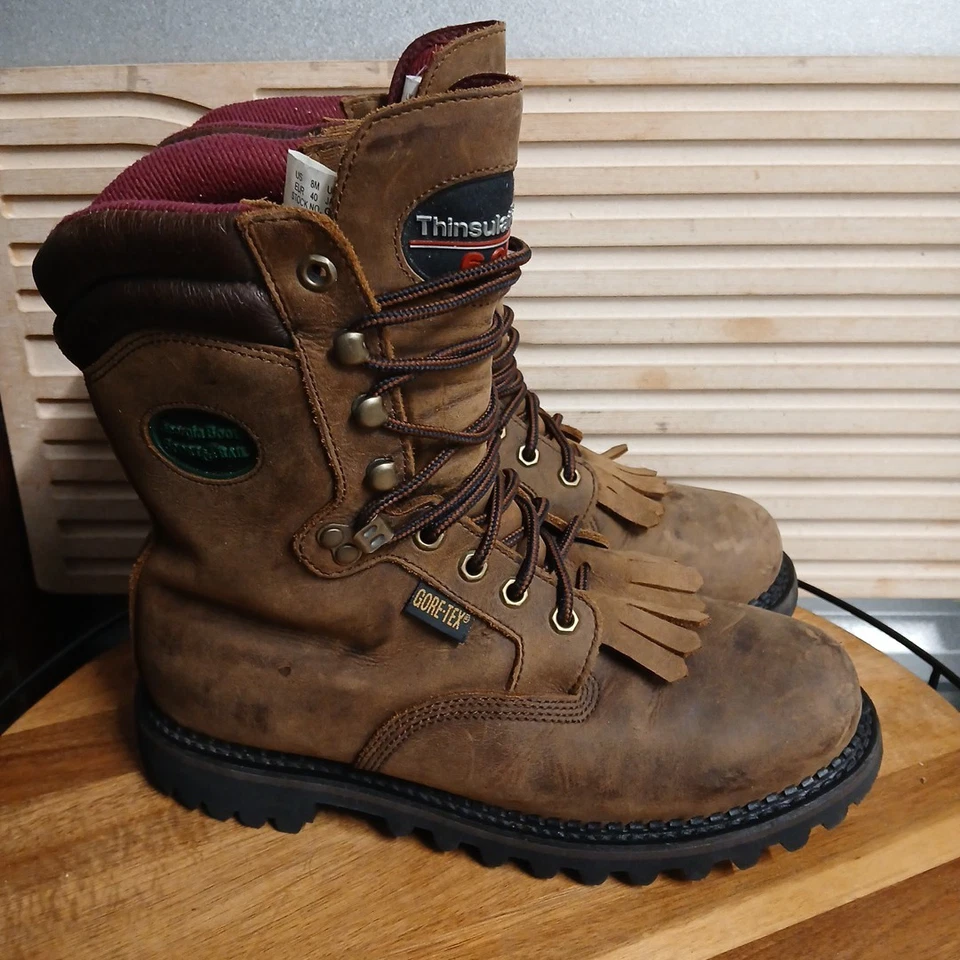 BOTAS GEORGIA Mujer Talla 8 DEPORTE Y TRAIL CUERO MARRÓN GORE-TEX Foto 3 de 4