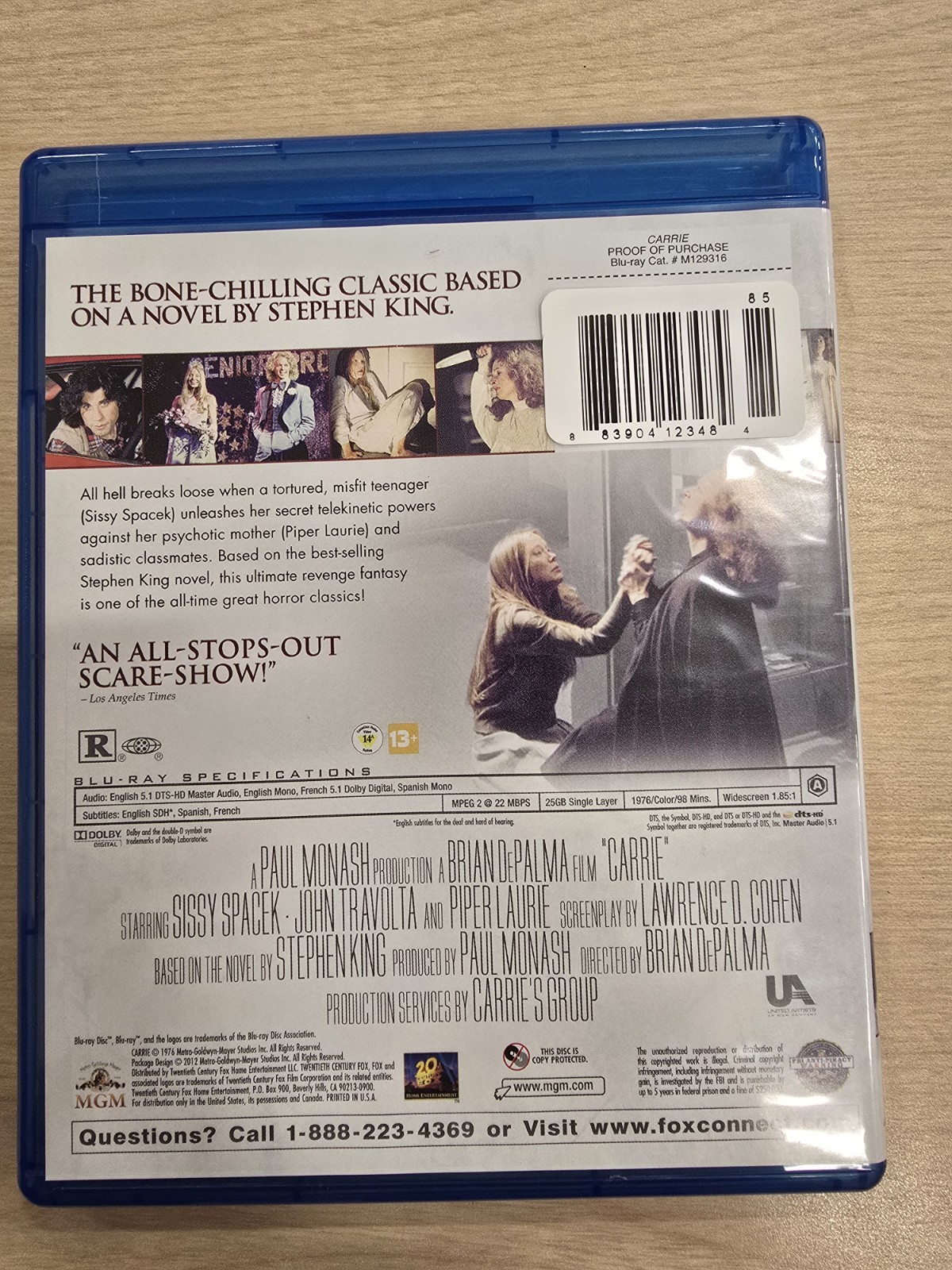 Carrie (Blu-ray, 1976)