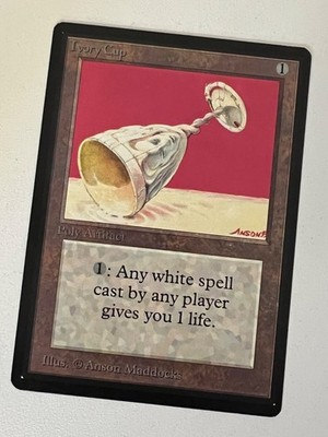 Magic the Gathering MTG Beta Ivory Cup NM-  (Beta Bob)
