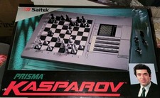 Saitek Kasparov Prisma Chess Computer – Rare Boxed Set – Complete Looks Unused 