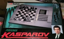 Saitek Kasparov Prisma Chess Computer – Rare Boxed Set – Complete Looks Unused 