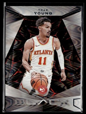 2023-24 Panini Black Trae Young /75 Atlanta Hawks #9