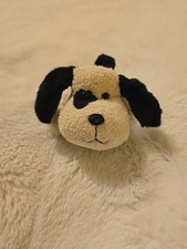 Vintage Luv Pets Russ Plush Chomper Dog Beanbag Htf Black And Cream