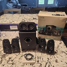 Logitech Z506 Surround Sound 5.1 Home Theater PC Speaker System Subwoofer Tested