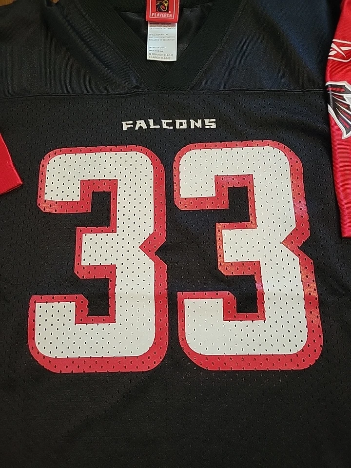 Camiseta de fútbol americano Reebok Michael Turner Atlanta Falcons NFL juvenil grande 14-16 niños Foto 3 de 4