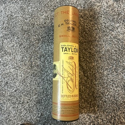 Colonel EH Taylor Small Batch Bourbon EMPTY TUBE ONLY - NO BOTTLE - new