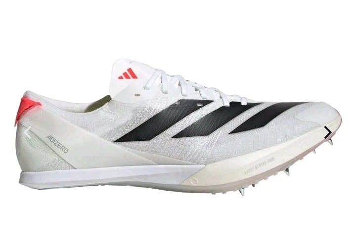 adidas Adizero Finesse Spikes White Black Lucid Red for Sale
