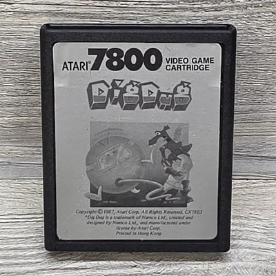 Dig Dug Atari 7800 Tested Working Video Game Classic Arcade ProSystem