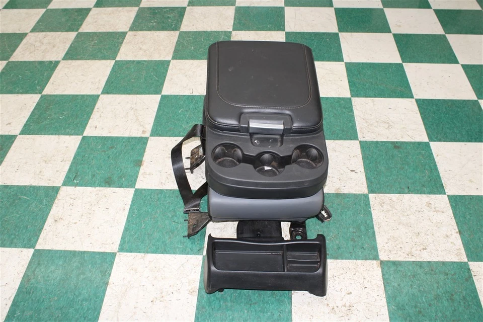 22' RAM 2500 Gray Vinyl Front Jumpseat Center Console Armrest Lid Assembly Trim Foto 2 de 4