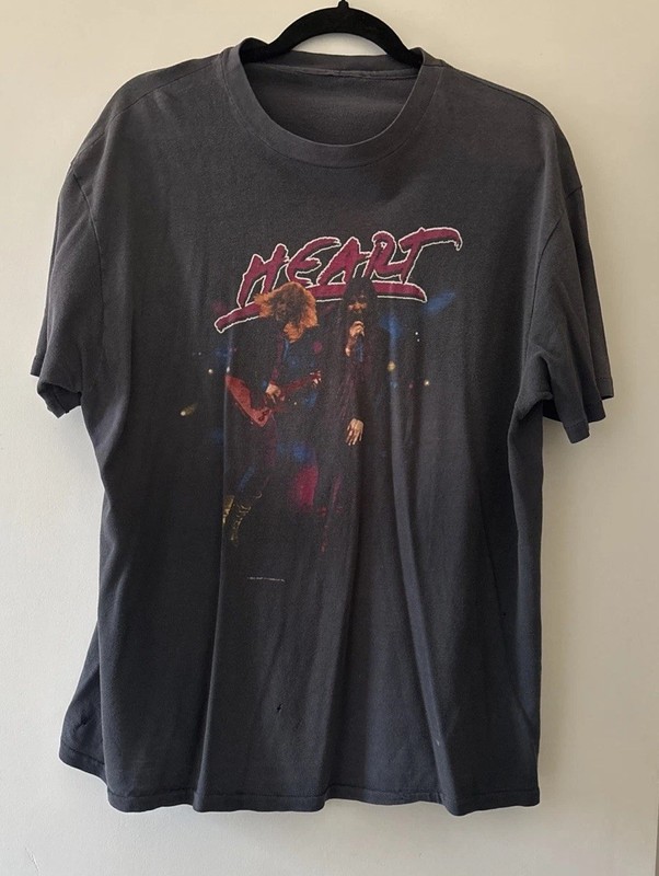 Heart Passion Works 1983 Tour Shirt Vintage Size XL (No Size) USA As Is