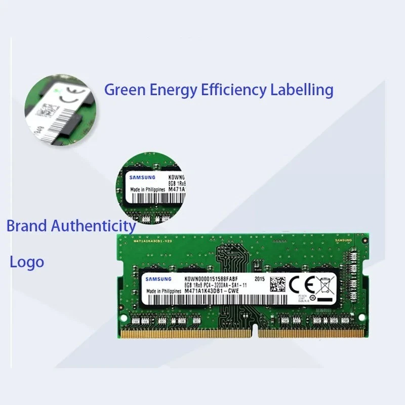 Samsung DDR4 4GB 8GB 16GB 32GB 64GB 2400mhz 2133 2666mhz 3200mhz Sodimm Notebook - Image 3 of 4