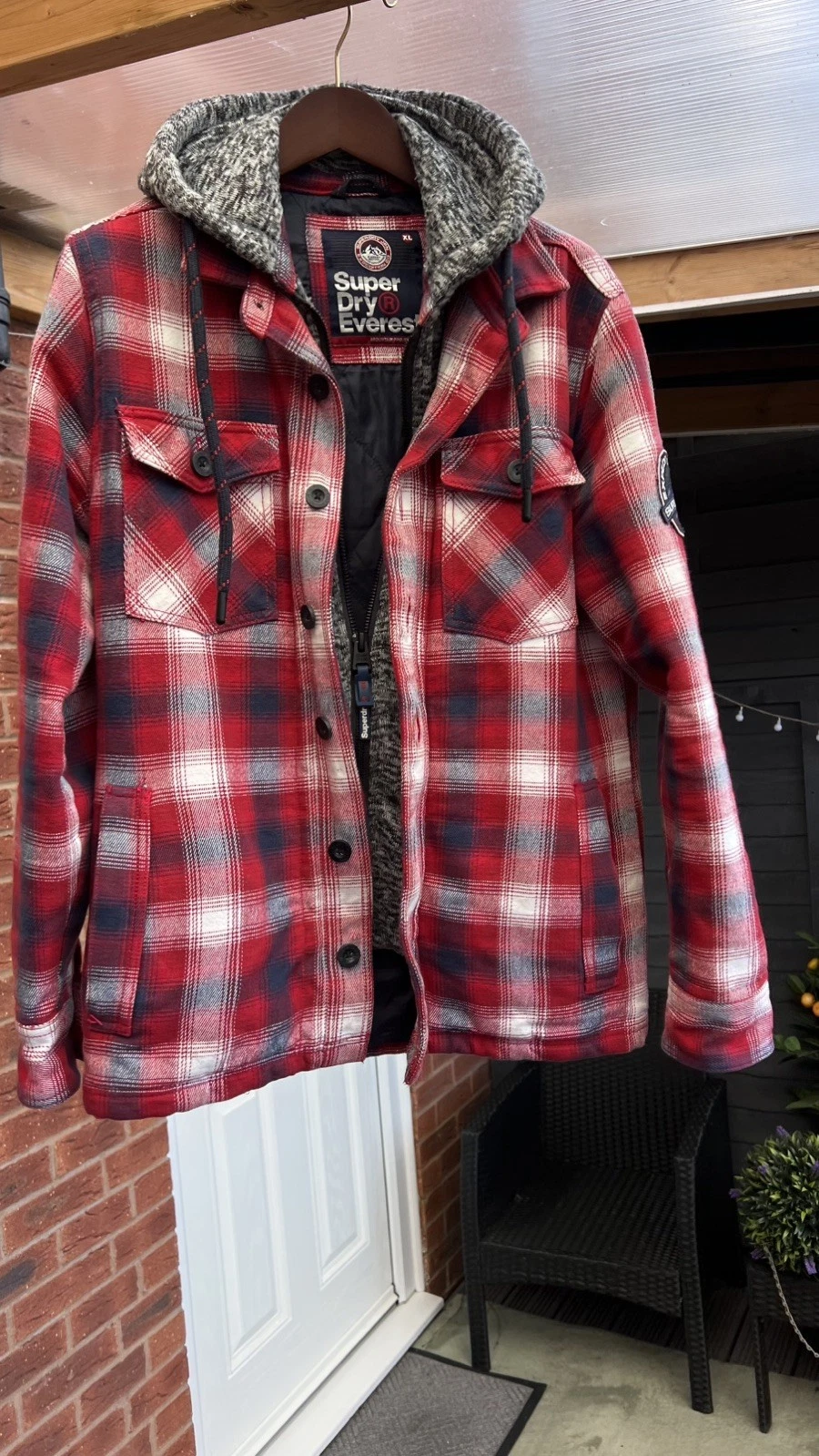 Superdry Everest Storm Hoodie Jacket Mens Size XL