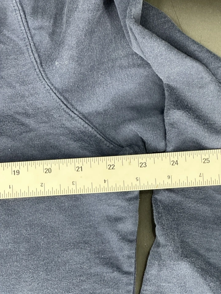 Sudadera con capucha Harley-Davidson XL para mujer azul marino con logotipo de escritura Watsonville Foto 3 de 4