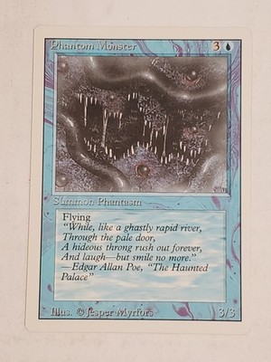 MTG Phantom Monster (Revised/Blue/U) - BGM