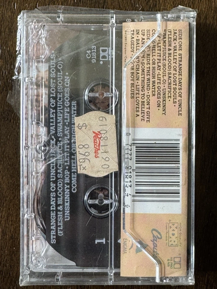 RARE SEALED BLOODY POISON Flesh & Blood Cassette 1st pressing BLOOD Tattoo cover - Image 3 of 4
