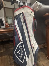Callaway CHEV 14, 14 Way Red-White-Blue Cart Bag