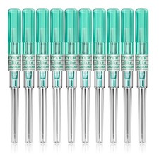 Piercing Needles 18G Disposable Catheter Needles 10PCS Hollow Needles IV Cat...