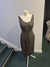 Hugo Boss Shift Dress Brown Size 8 CHARITY SALE