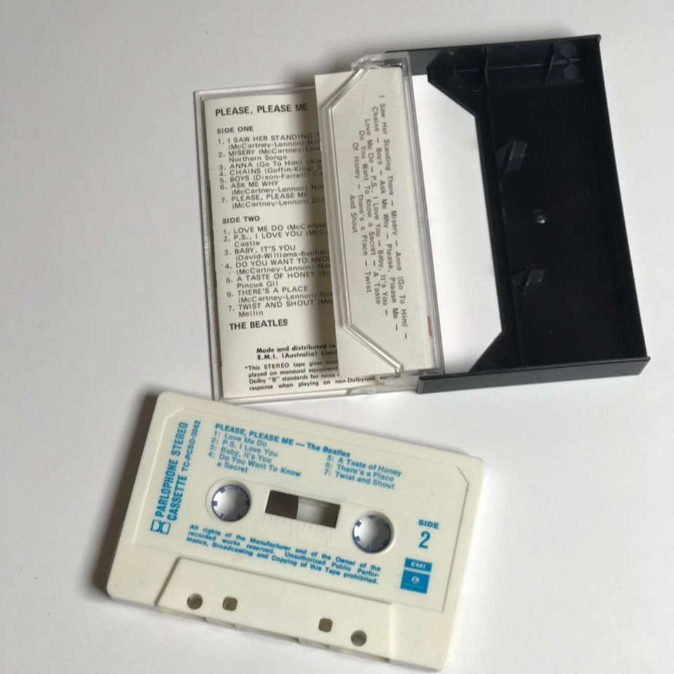 Please, Please Me - The Beatles - Cassette Tape 1963 - Image 4 of 4