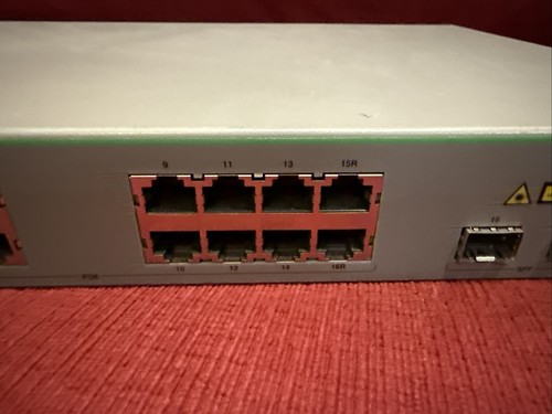Allied Telesis AT-GS950/16 10/100/1000 MBPS Switch with Power Cord - Picture 4 of 9