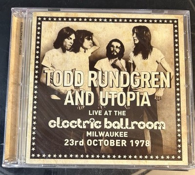 Todd Rundgren & Utopia CD SEALED Live At The Electric Ballroom 1978 Milwaukee
