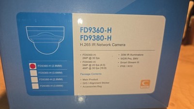 VIVOTEK FD9360-H 2NP IP CAMERA NEW IR