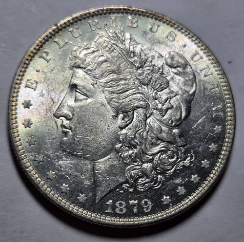 1879-P MORGAN $1 Dollar 90% Silver Coin ~ Original Brilliant Uncirculated BUnc ~