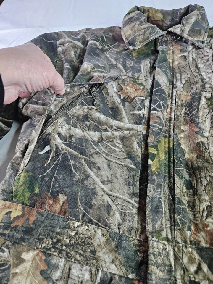 RedHead Camo Silent Hide Coverall Jumpsuit Men M Quilted Double Knee Hunting - Image 4 of 4