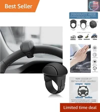 360° Rotating Silicone Steering Wheel Spinner - Essential Driving Accessory