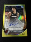 2025-26 Bowman Chrome Basketball Kel’el Ware Yellow /75 Auto